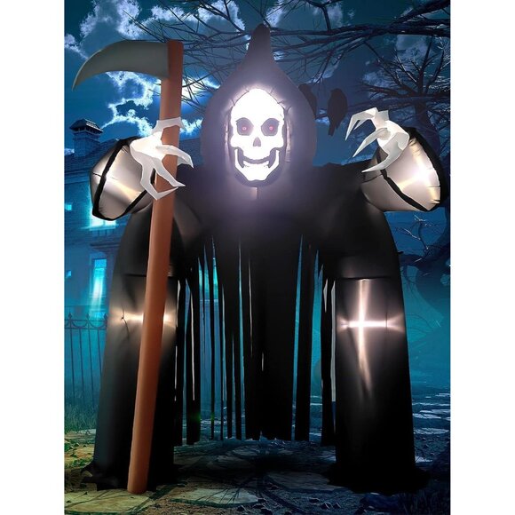 EBANKU 10FT Halloween Inflatable Ghost Archway Outdoor Garden Lawn Yard Party - Picture 5 of 6